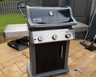 #9 Weber Spirit Grill with 2 propane tanks $150.00