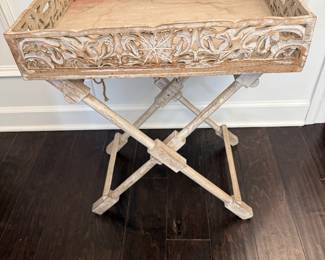 #25 Tray Side Table 21x25 $40.00