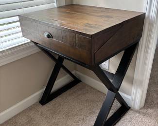 #65 World Market Walnut Secretary's Desk $200.00
