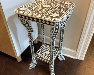 #33 Inlaid Side Table/Plant Stand 13x25 $80.00