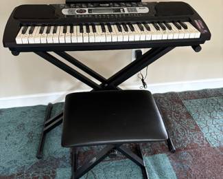 #62 Rock Jam RJ 654 Keyboard with stool $60.00