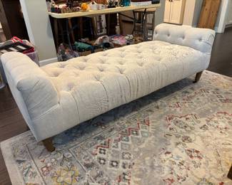 #53 Restoration Hardware Bench/Settee 72"L $350.00
