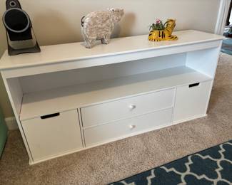 #88 White Cabinet 52x13x24 $45.00
