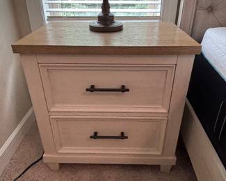#71 Shaybrook Antique White Night Stand 27x18x28 $175.00