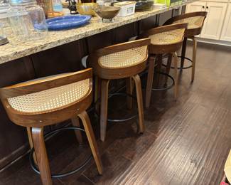 #59 Set of 4 Swivel Barstools SOLD
