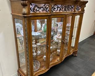 Large curio cabinet