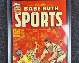 Babe Ruth Sports Comics #7 - Super Publications, 1950