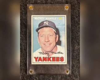 Topps #150 Mickey Mantle Yankees Baseball Card