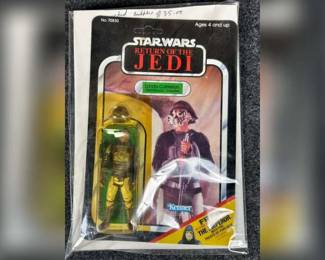 Star Wars: Return of The Jedi, Lando Calrissian (Skiff Guard Disguise) Action Figure - 1983 Kenner