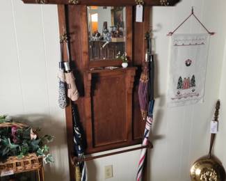 Hall Tree W/Umbrella Stand