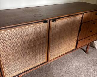 Mid-Century Modern credenza buffet & hutch by Jack Cartwright