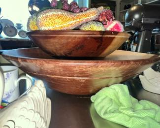 WOODEN SALAD SET