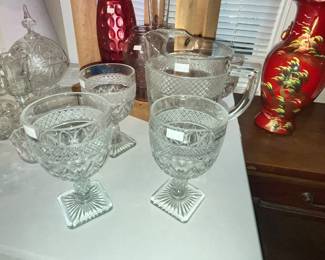 BEAUTIFUL PRESSED GLASS