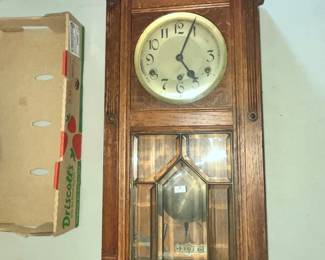 ANTIQUE GERMAN "BOX REGULATOR" CLOCK