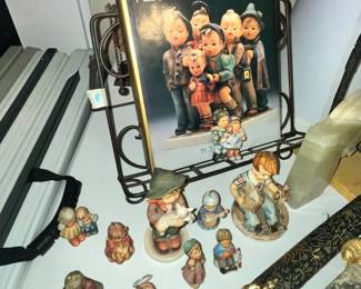 AND SOME M.I. HUMMEL FIGURES & HUMMEL BOOK