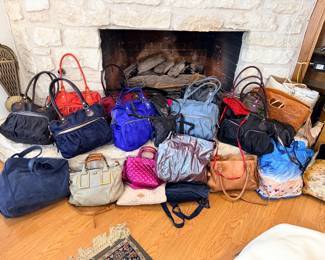 Designer bags including Chloe, MZ Wallace, Clare V,Jack Gomme,Quince, Coachand Brontibay