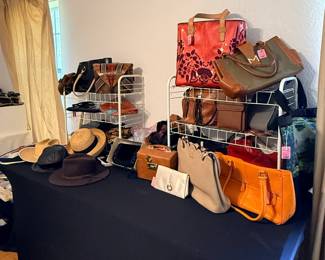Consuela, Jessica Simpson, and many vintage purses and bags