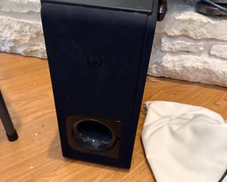 Yamaha Sub (theSound Bar is Attached to a TV)