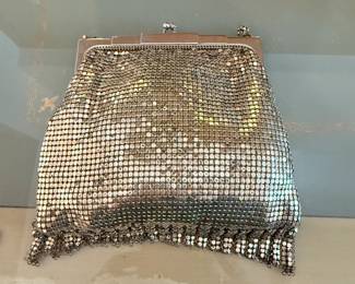 Whiting and Davis slinky evening bag.
