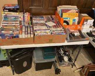 VHS & dvds