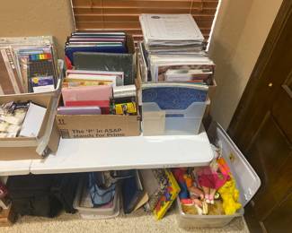 Scrapbooking supplies