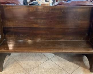 Wood bench 62x19x42