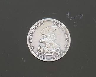 1913 Silver Prussia Zwei Mark