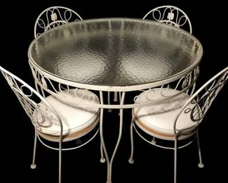 Metal Patio Table Chairs