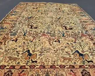 009 The Tabriz Hunting Rug