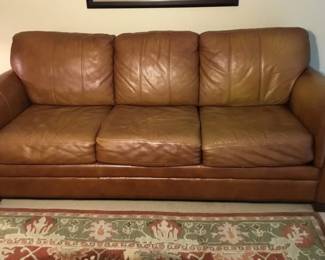ETHAN ALLEN Leather Sofa