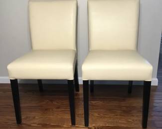 CRATE BARREL Dining Chair Pair