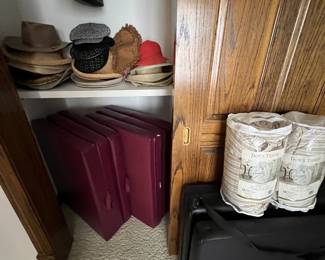 Folding Sleeping Pads, Hat Collection - upstairs