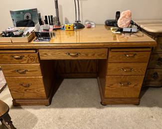 Oak Desk - upstairs
