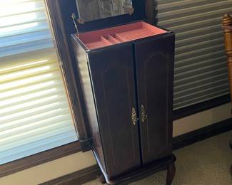 Standing Jewelry Chest - upstairs