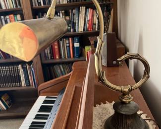 Heavy Piano Lamp - upstairs