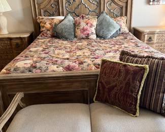 Bernhardt King Bedroom Set - upstairs