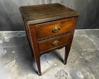 Antique Mahogany Sewing Stand