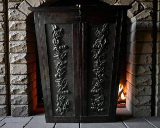 Wood Fireplace cover $125.00