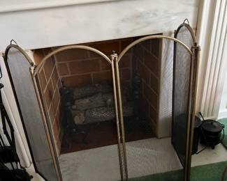 Fire place screen