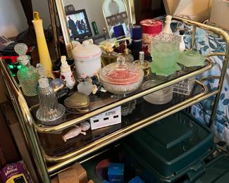 Vanity and perfume bottles