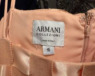 Armani Collezioni silk babydoll dress