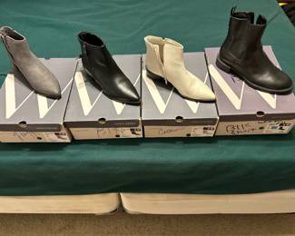 Women’s shoes: 7.5, 8 mostly & 8.5