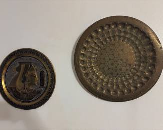 Egyptian metal plates $40.00 each