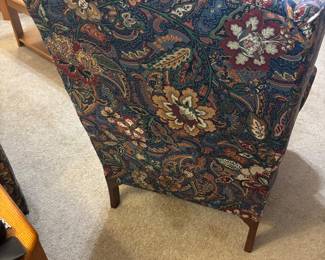 Queen Ann Wingback Chair $ 250.00 (matches sofa) 31" W 27" D 38"T