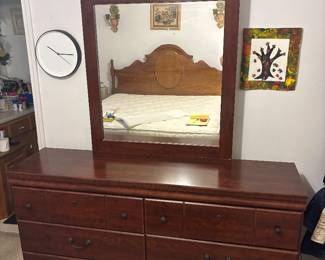 Dresser with Mirror $ 175.00  63" w 16" d 82"t