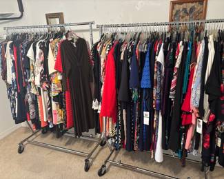 Ladies clothes sizes 10, 12 & some 14. Many with tags on never been worn