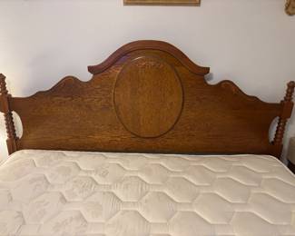 King size Oak headboard clean $450.00  77"w 56"t headboard