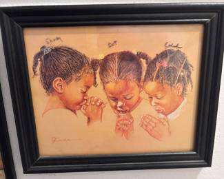 Three Girls Praying; Pamela McCabe $40.00