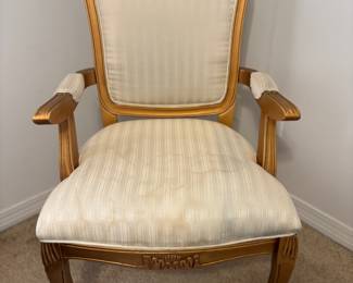 Gold Arm Chair $50.00 24"w 19"d 39"t 