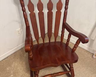 Mahogany Rocker $160.00 25"w 18"d 45"t